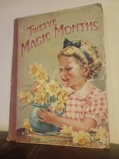 Twelve Magic Months 1940's BIRN BROTHERS Hardback Book Loose Binding Clean Pages