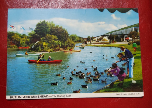 Butlins minehead postcard - butlins,
