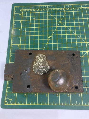 Antique chubb door lock - door,