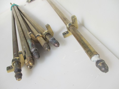 Antique brass stair - stair, x10