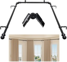 Bay Window Curtain Poles