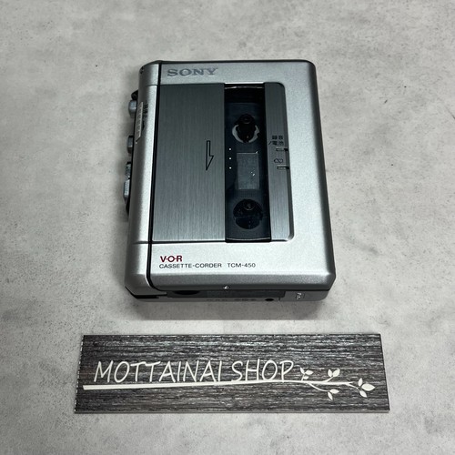 Sony tcm 450 walkman cassette - sony,