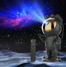 Astronaut Galaxy Star Projector Starry Night Light, Childs Or Adult Night Light 