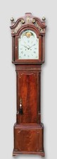 William Lassell Liverpool Antique Longcase Clock C1790. Top spec. Gillows, Moon.