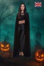 Hooded Velvet Cloak Cape Adult