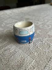 VW Camper Van Egg Cup Blue