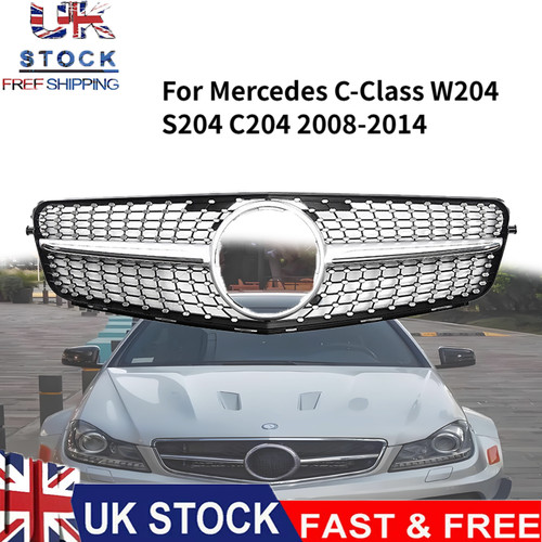 Grill grille amg silver - amg, chrome