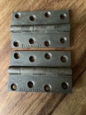 4”  Baldwin Pair of Hand Forged Cast Iron  Door Hinges 