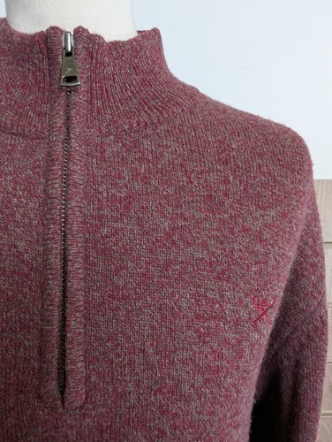 Hackett 100 wool quarter - quarter, zip