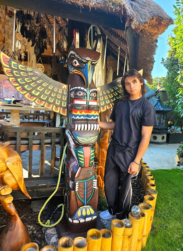 Totem pole wood - totem,