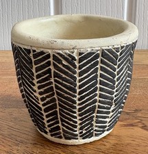One Sass & Belle Scandi Boho Mini Cement Planter Plant Pot - RJB Stone - 3”