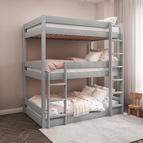 Triple bunk beds high sleeper - beds,