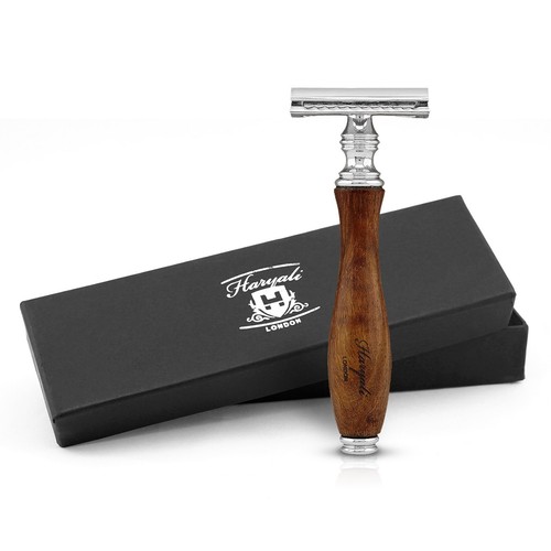 Men double edge wood safety - double,