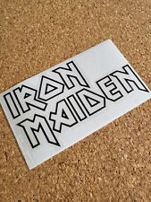 Iron Maiden 2 Lines logo - Car/Van/Camper/Bike/Boat Decal Sticker Vinyl Graphic