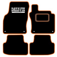 CAR FLOOR MATS FOR VW GOLF MK7 2012 TO 2020 ALL WEATHER TAILORED BLACK CARPET