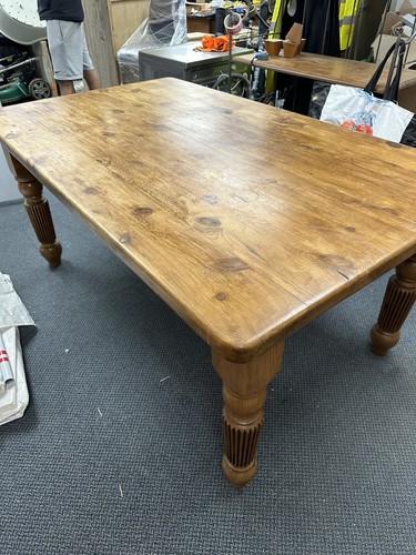 Large wooden dining table - wooden,