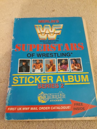 Wwf 1991 sticker album - wwf,