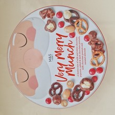 EMPTY M&S Marks & Spencer’s Very Merry Munch Collectors Tin