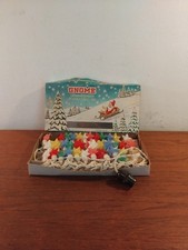 VINTAGE 1950/60S CHRISTMAS LIGHTS,  STARS, EMPIRE MADE STARS, BAKELITE PLUG