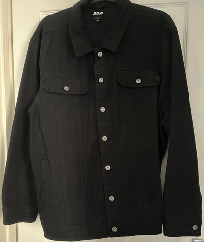 Jacamo mens black denim - mens,