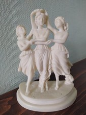 ALABASTER FIGURINE "3 GRACES" by V SAVVAKOS ??  6" in height