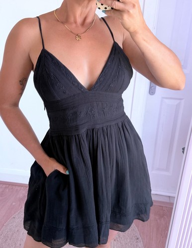 Zara embroidered strappy mini - embroidered,
