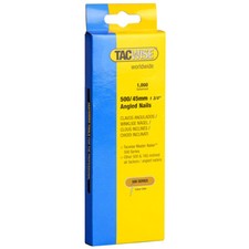 Tacwise 400EL 500EL 45mm Angled Nails 1000 Pack 18 Gauge Galvanised 0484