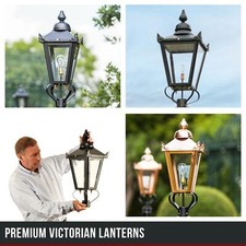 New Premium Victorian Lanterns - Various Sizes and Finishes Available