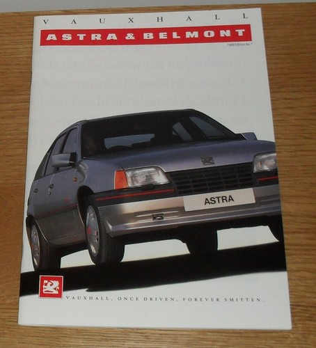 Vauxhall astra brochure 1989 - vauxhall,