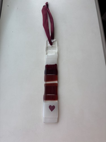 Fused glass art hanging - fused,
