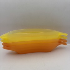 4 Vintage Banana Split Dishes