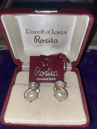 Vintage rosita pearl cluster - vintage,