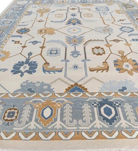 Muted white oushak rugs 4x6 - rugs,
