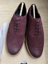 Clarks Ladies Burgundy Leather