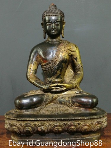Old tibet bronze gilt - 10.8",