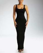 NWT Black NW Snatched Everything Midi Maxi NAKED WARDROBE BodyCon Dress XS