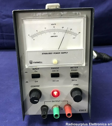 Farnell e30 adjustable 30 - farnell, 0-30