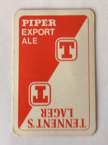 Single brewery playing card - playing,