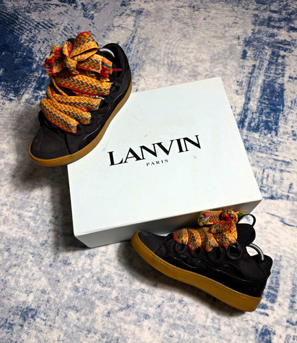 Lanvin curb black low top - curb,