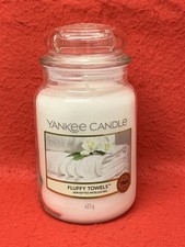Yankee Candle Fluffy Towels Large Jar Candle FREE POST