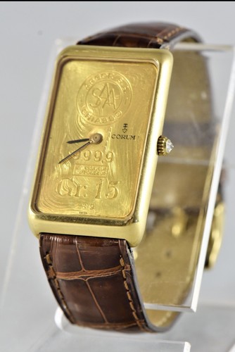 Corum 24k gram ingot dial - corum,