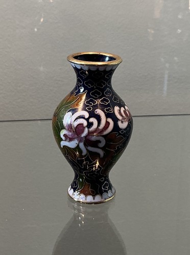 Miniature cloisonné vase - miniature,