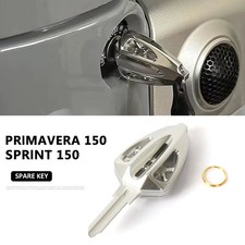 Motorcycle Scooter Accessories Key Uncut Blade Blank Chip Vespa Sprint Black