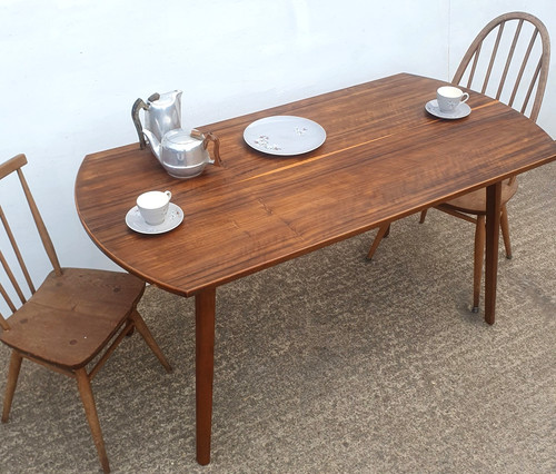 Mid century walnut dining - walnut,