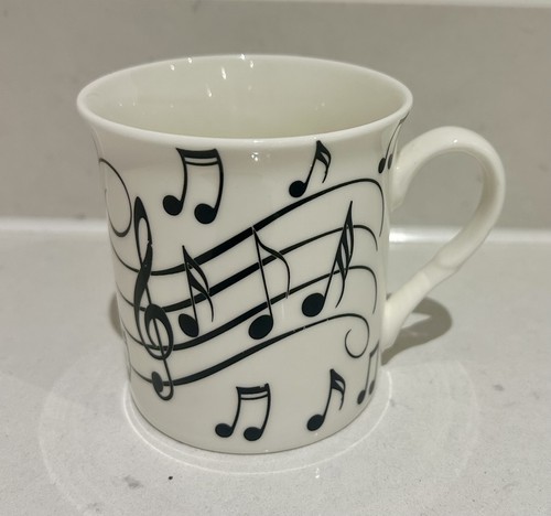 Musical notes ceramic mug - musical, –