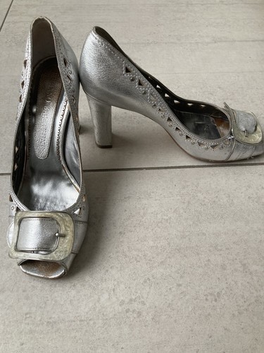 Italian silver leather