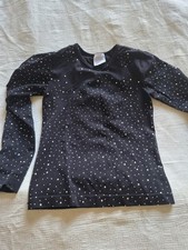 Zara Black Sparkly Top Size 6