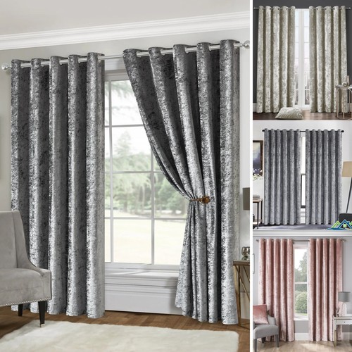 Luxury crushed velvet - crushed, curtain