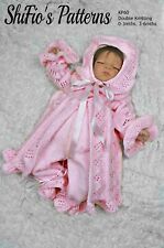 Knitting Pattern for Baby Jacket, Bonnet & Trousers, Baby Knitting Pattern, KP60