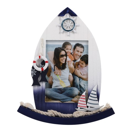 Wooden nautical picture frame - wooden,